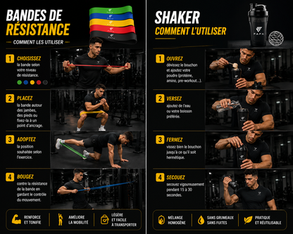 Bandes de Résistance + Shaker