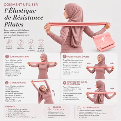Bande de Résistance Pilates FAFA Sport – مطاط تمارين بيلاتس متعدد الإستعمال