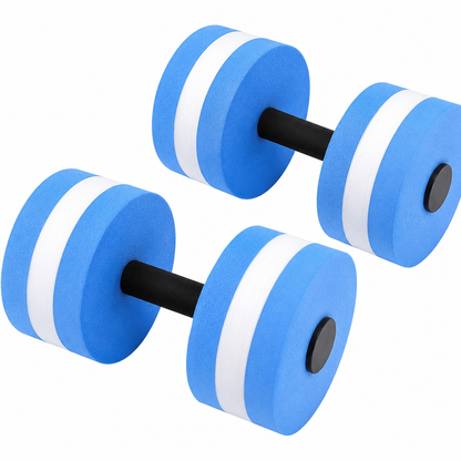 Pack Natation 3 en 1 – Planche + Haltères Aquatiques + Bouchons d'Oreilles + pince nez